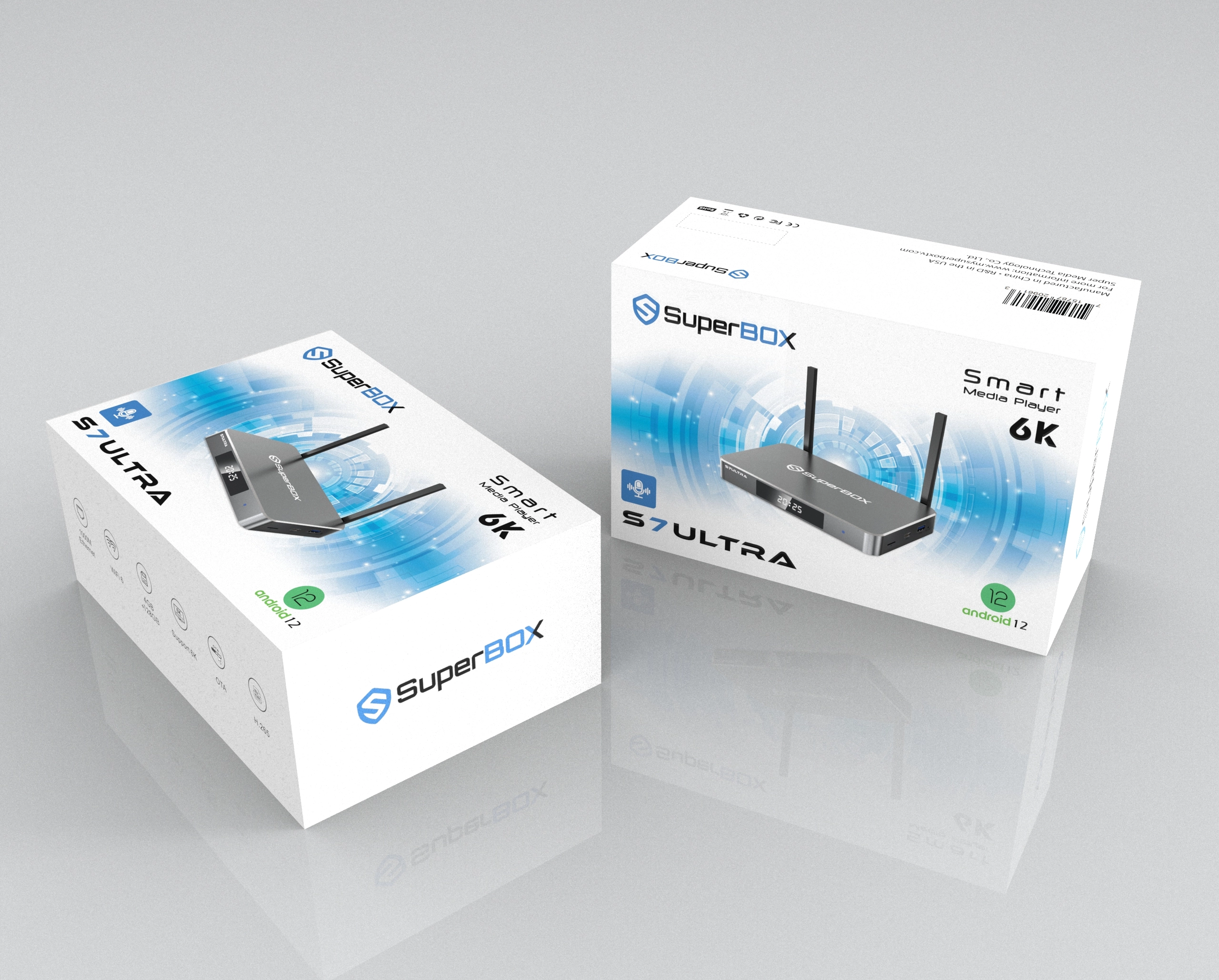 SuperBox S7 Ultra package image with included accessories