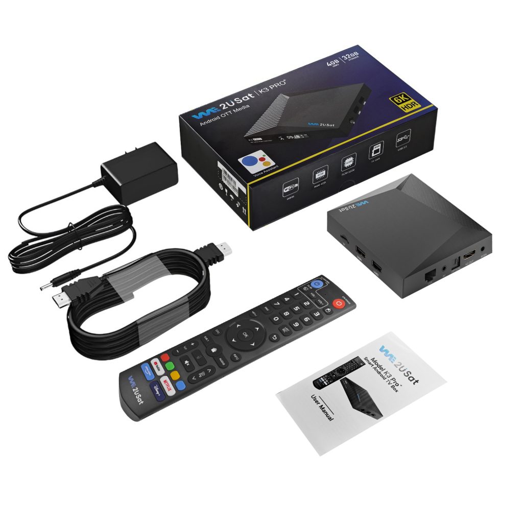 We2USAT K3 Pro Plus specification graphic