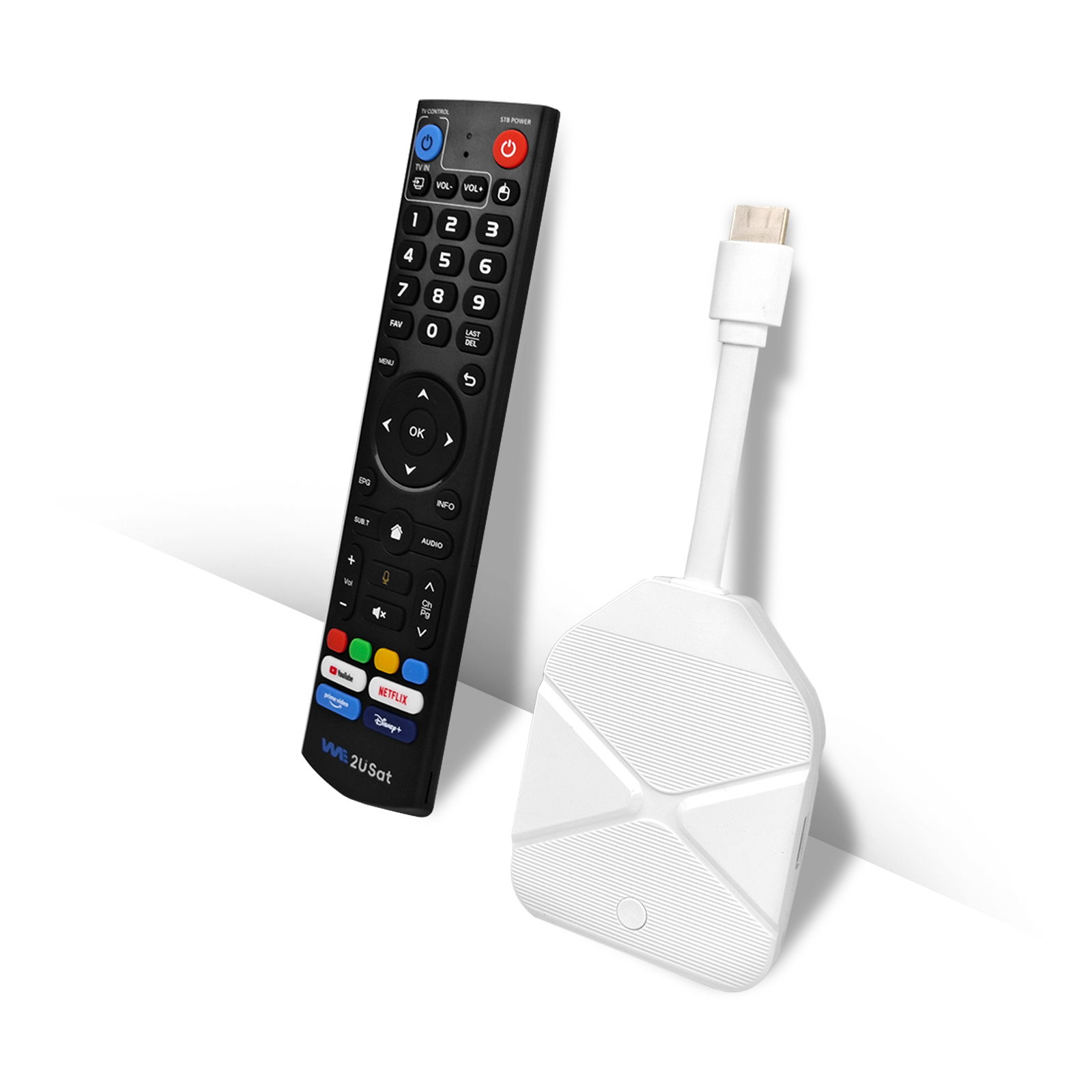 We2USAT P6 Mini product image with compact white streaming box