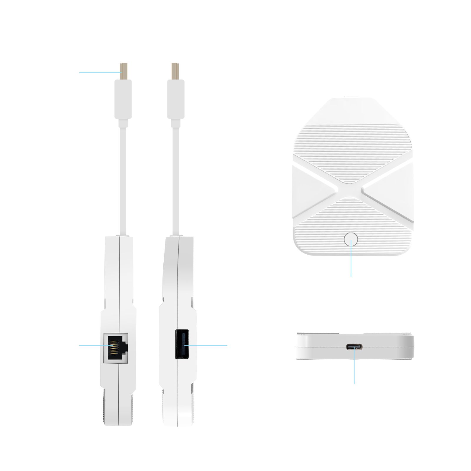 We2USAT P6 Mini package and accessory image